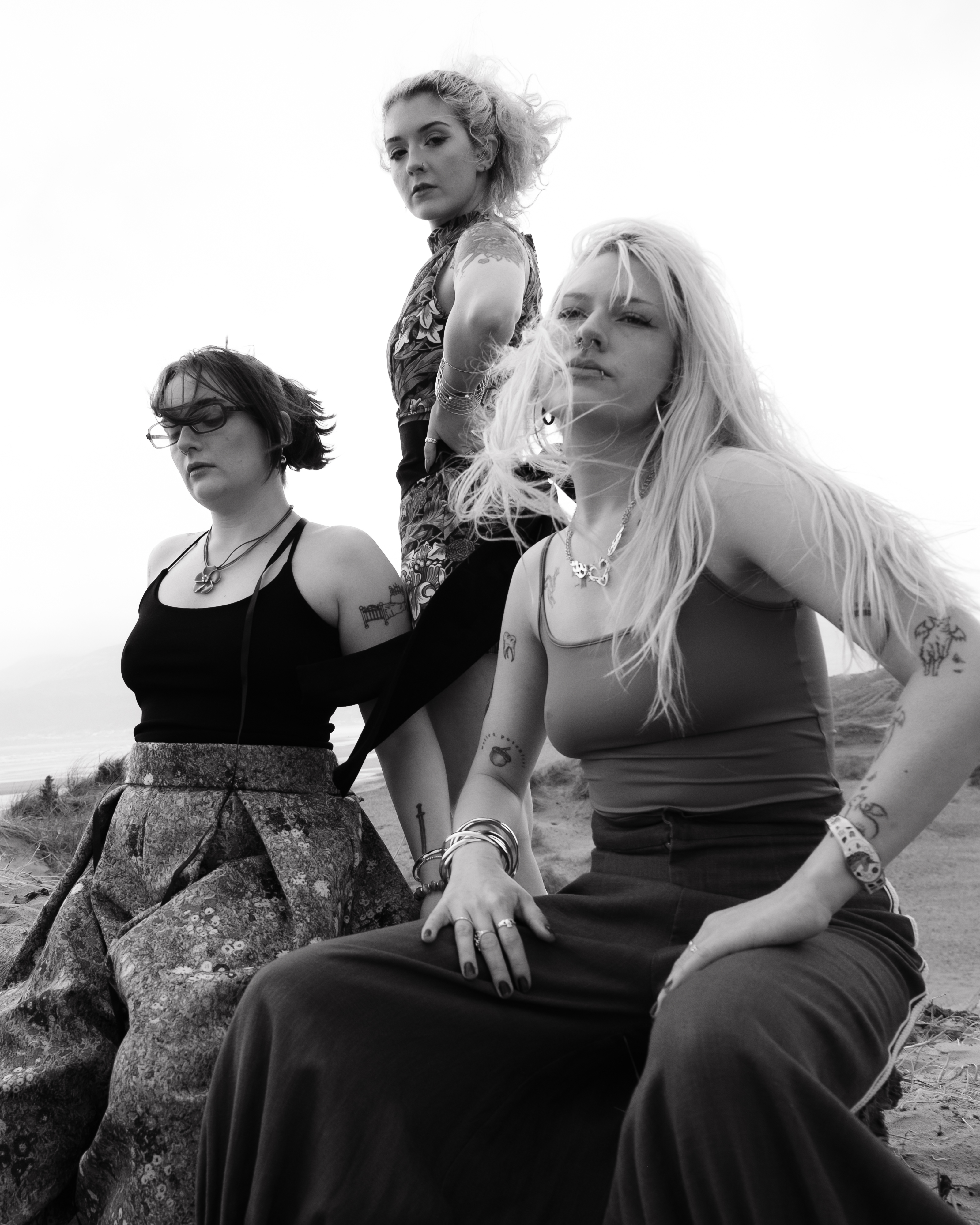 Three models wearing Sperrin Design pieces